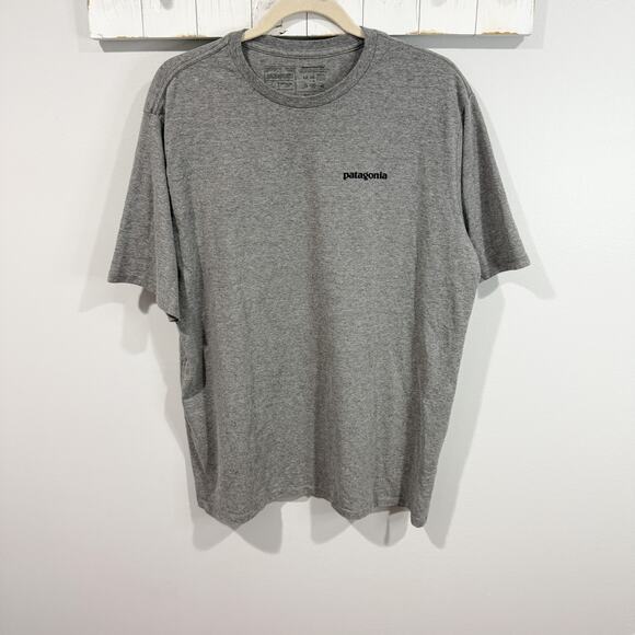 Patagonia P-6 Logo Responsibili-Tee Gray Size L - Picture 1 of 4